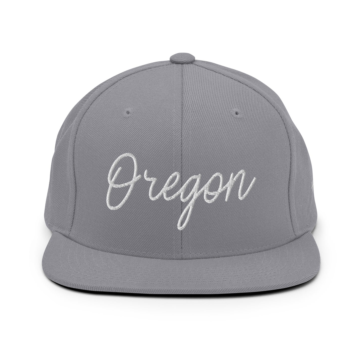 Oregon Retro Script 6 Panel Snapback Hat