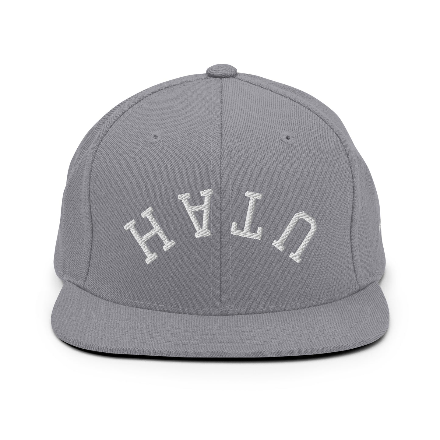 Utah Upside Down Arch 6 Panel Snapback Hat