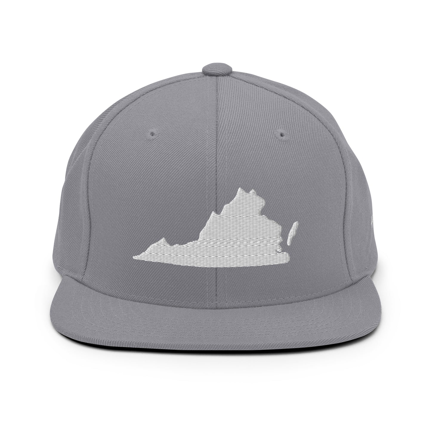Virginia State Silhouette 6 Panel Snapback Hat
