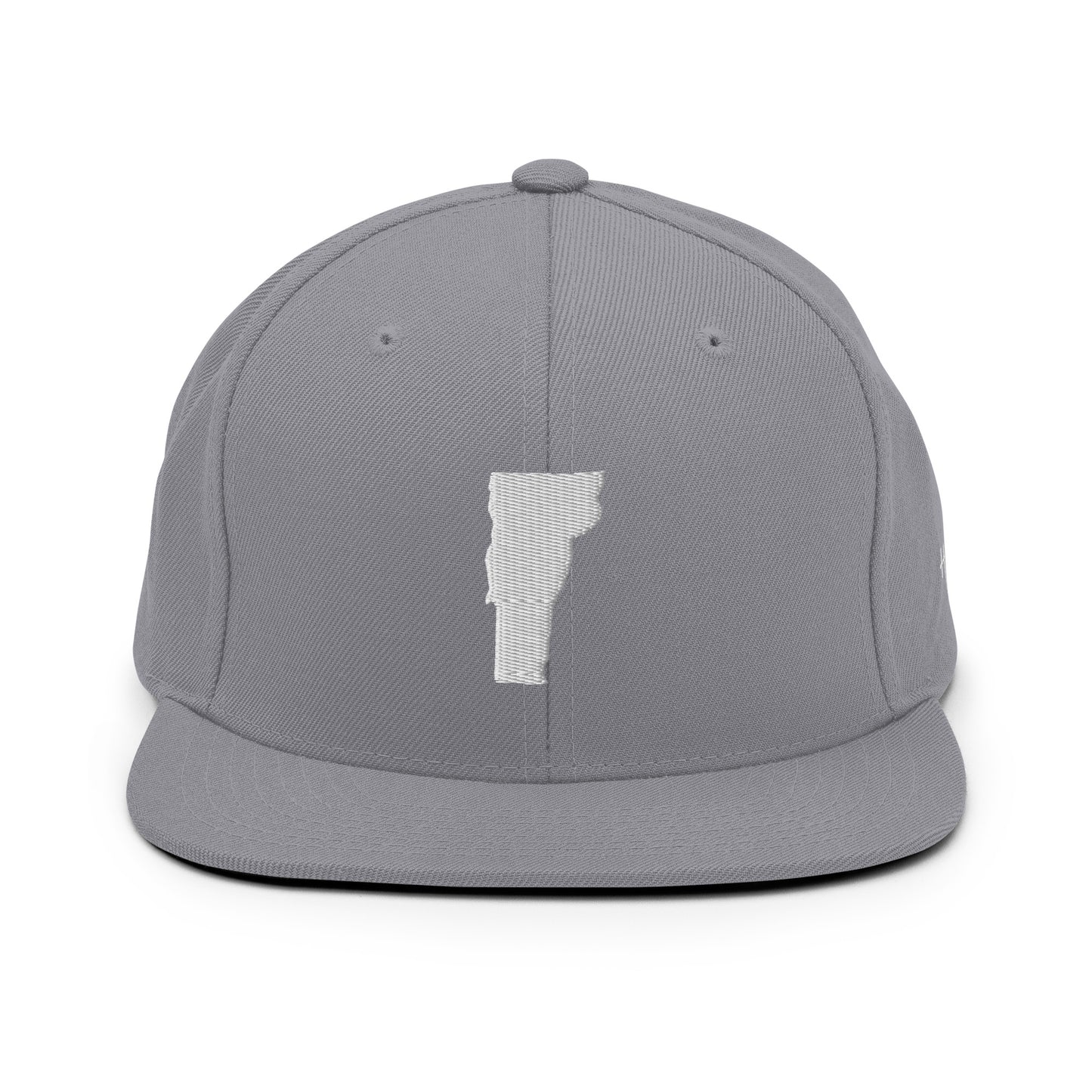 Vermont State Silhouette 6 Panel Snapback Hat