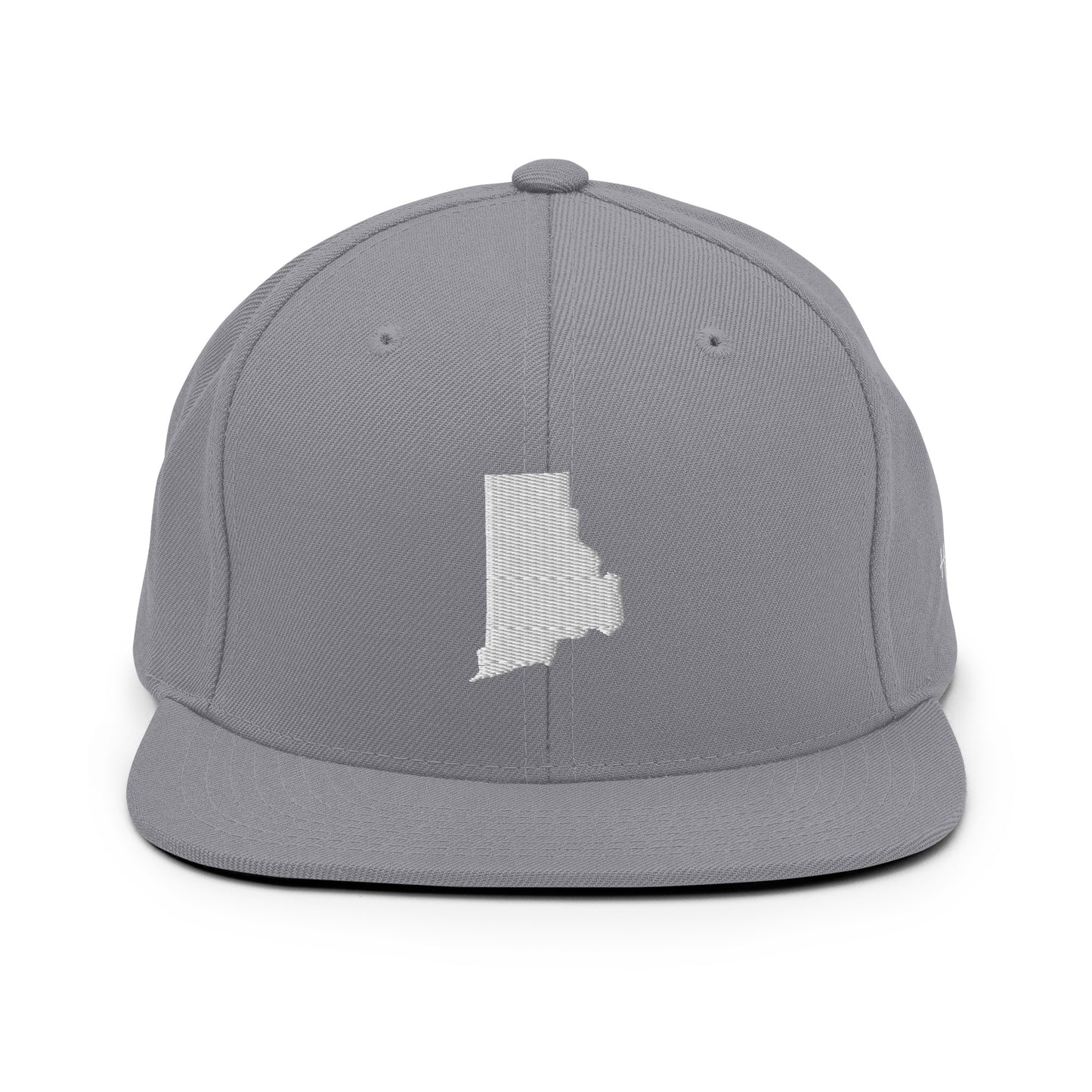Rhode Island State Silhouette 6 Panel Snapback Hat