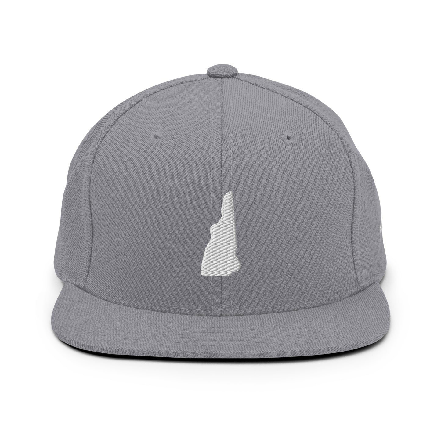 New Hampshire State Silhouette 6 Panel Snapback Hat