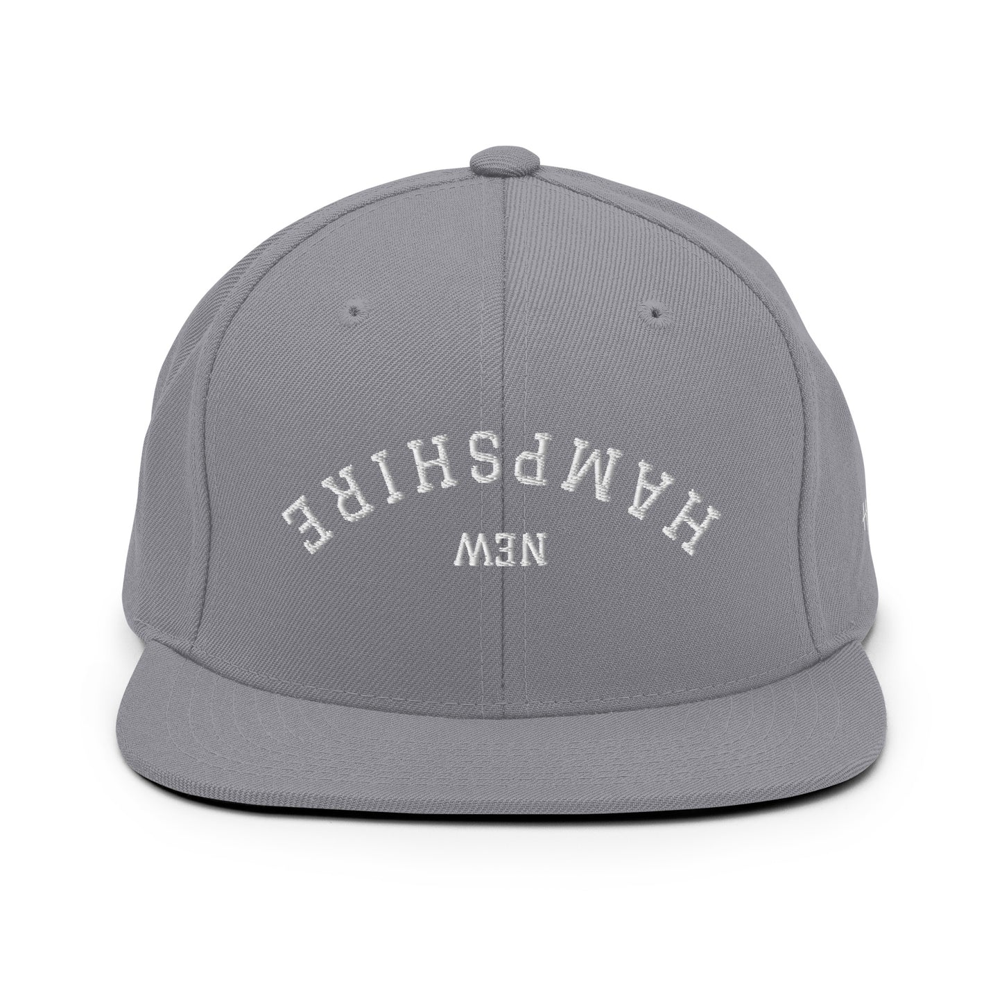 New Hampshire Upside Down Arch 6 Panel Snapback Hat