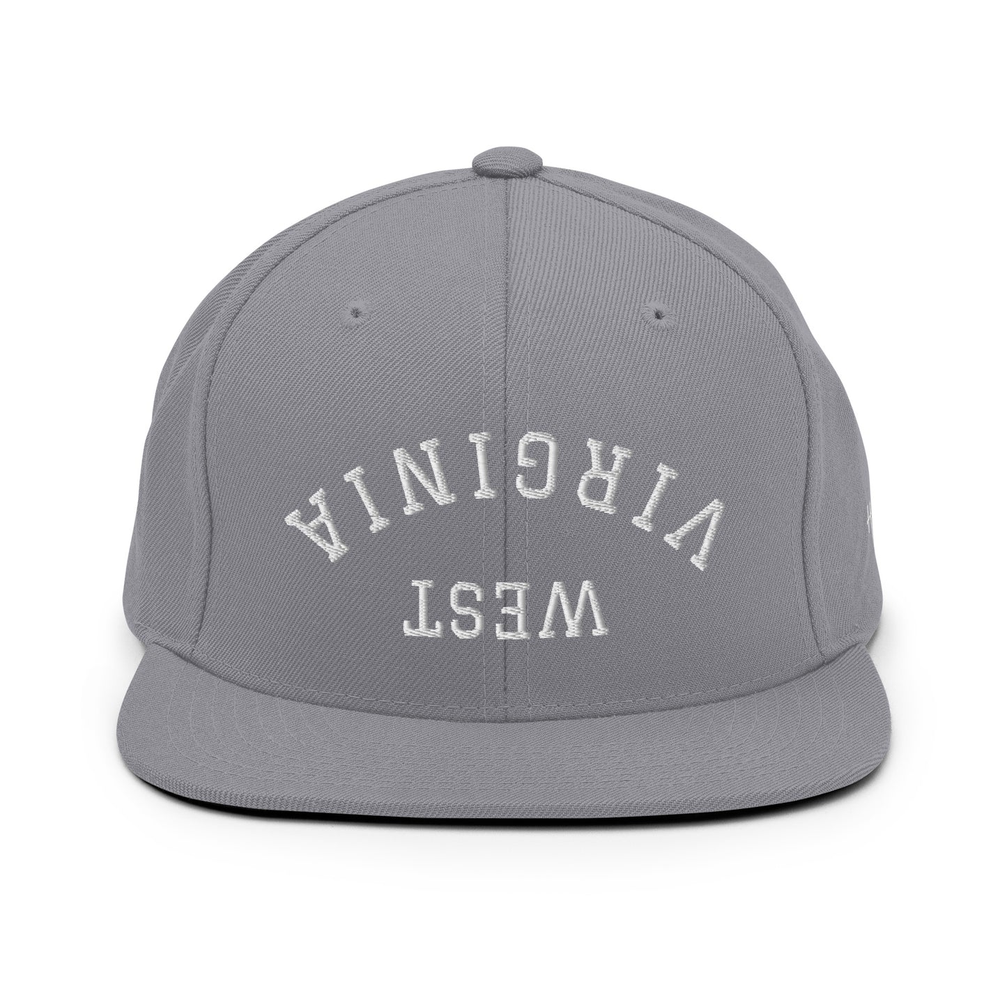 West Virginia Upside Down Arch 6 Panel Snapback Hat
