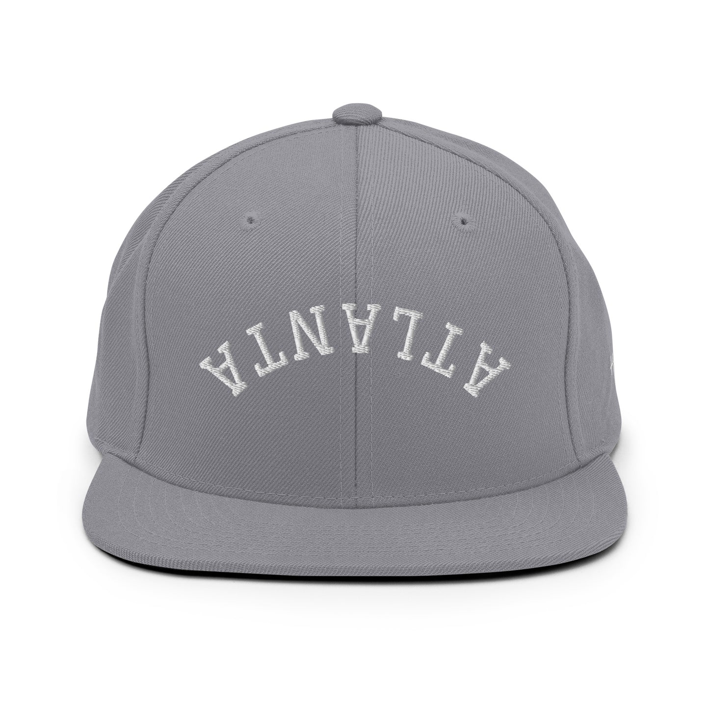 Atlanta Upside Down Arch 6 Panel Snapback Hat
