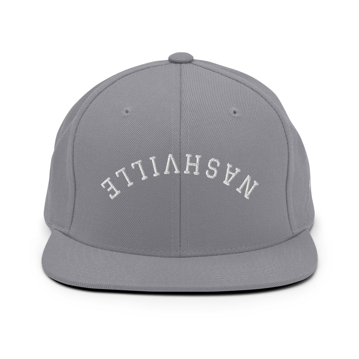 Nashville Upside Down Arch 6 Panel Snapback Hat