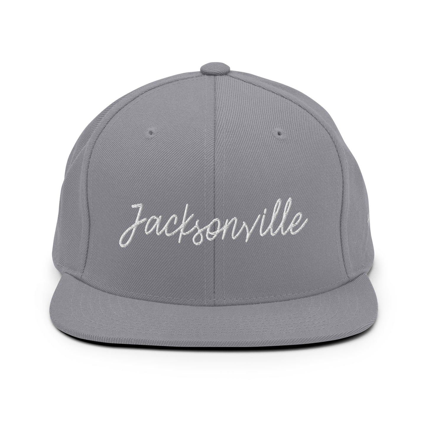 Jacksonville Retro Script 6 Panel Snapback Hat
