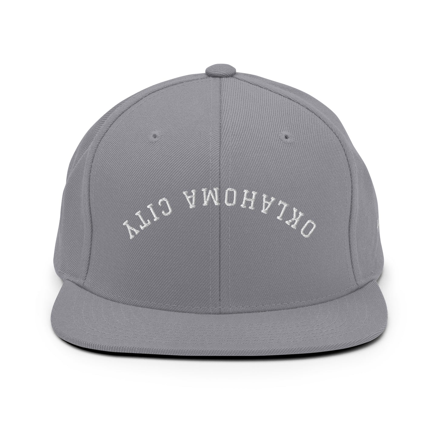 Oklahoma City Upside Down Arch 6 Panel Snapback Hat