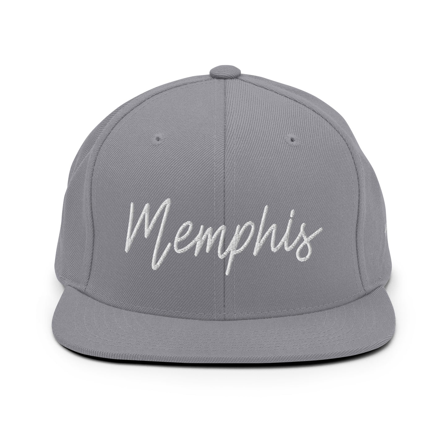 Memphis Retro Script 6 Panel Snapback Hat