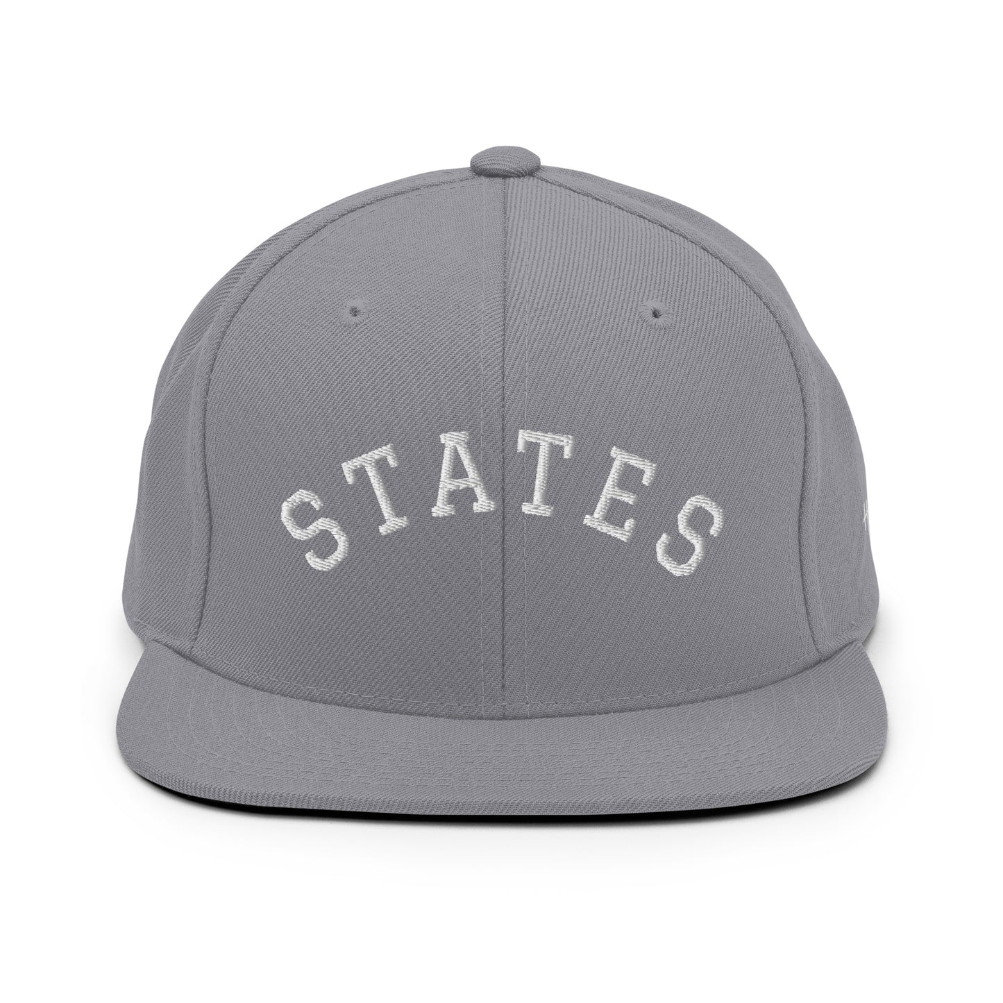 United States USA "States" Arch 6 Panel Snapback Hat