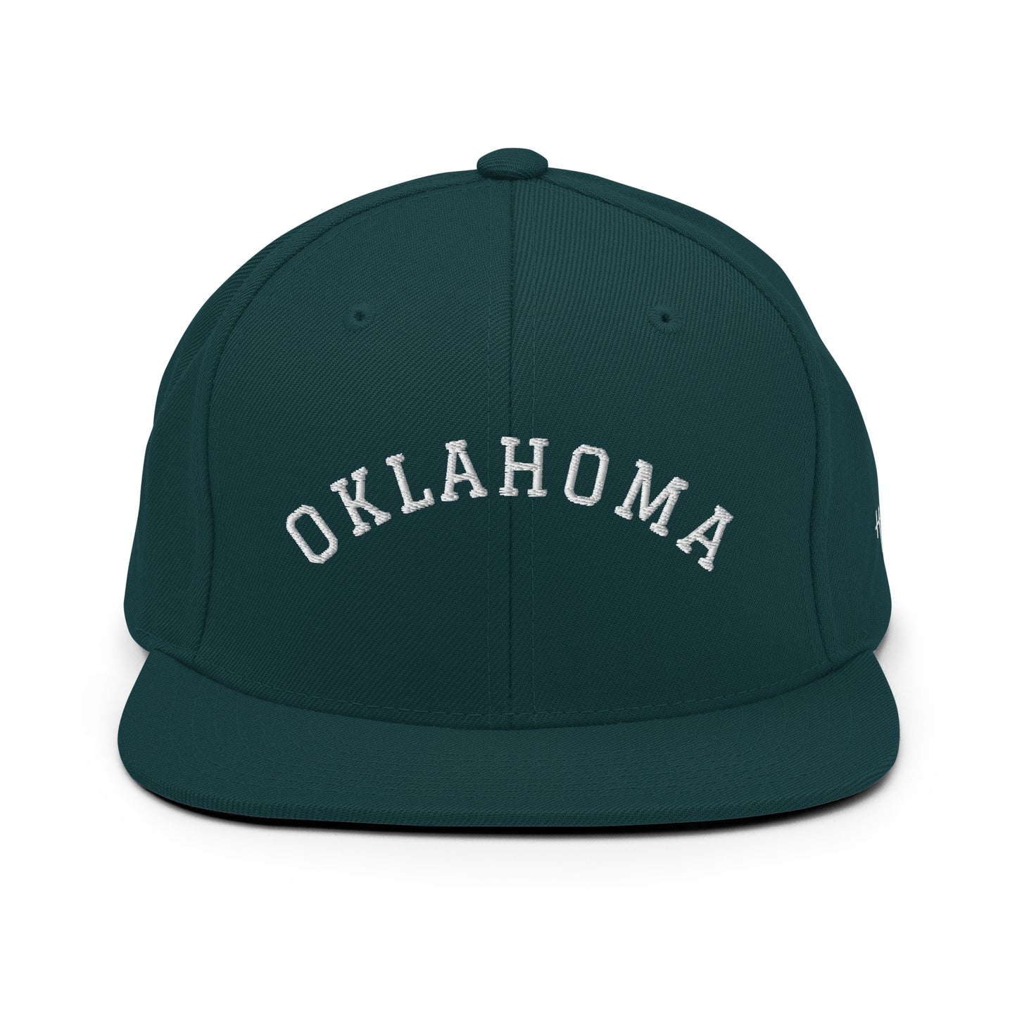 Oklahoma Arch 6 Panel Snapback Hat