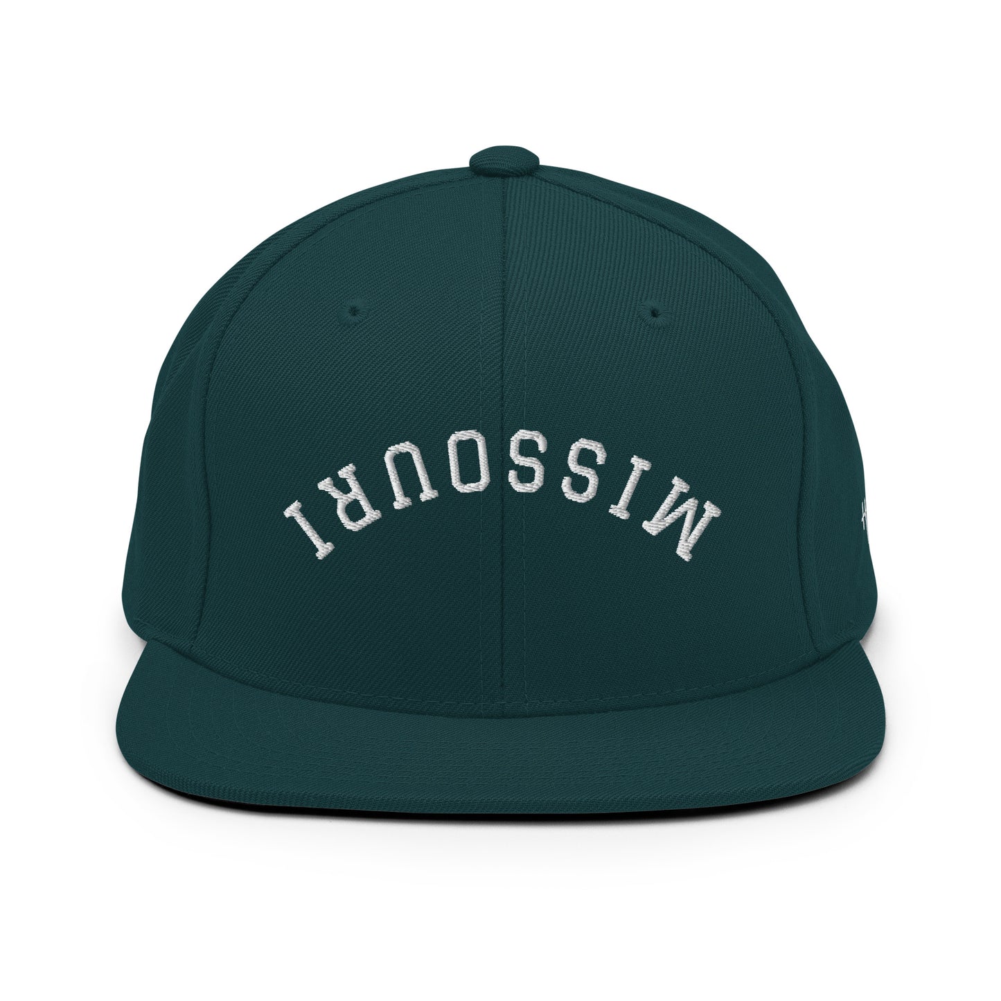 Missouri Upside Down Arch 6 Panel Snapback Hat