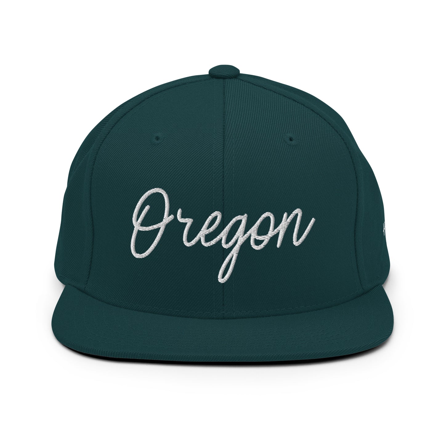 Oregon Retro Script 6 Panel Snapback Hat