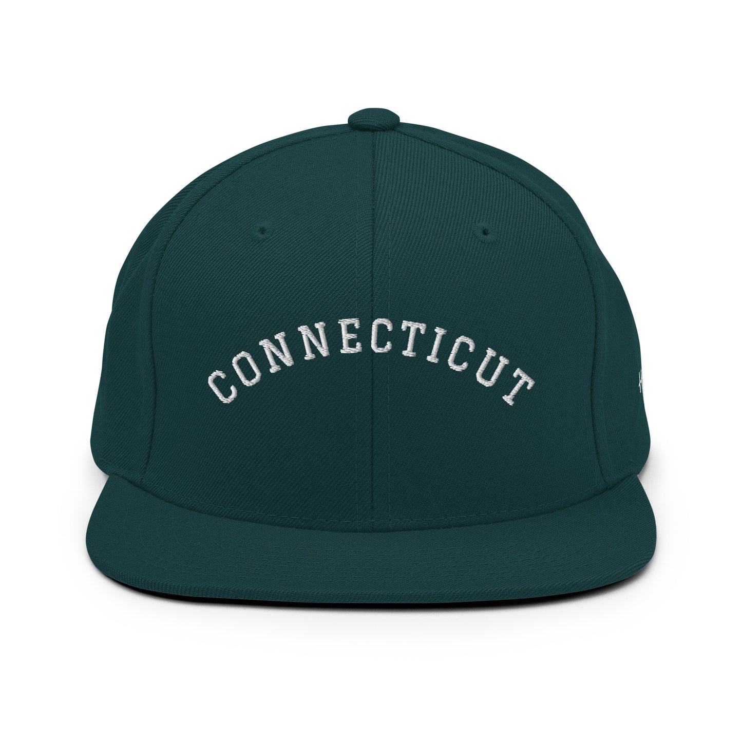 Connecticut Arch 6 Panel Snapback Hat