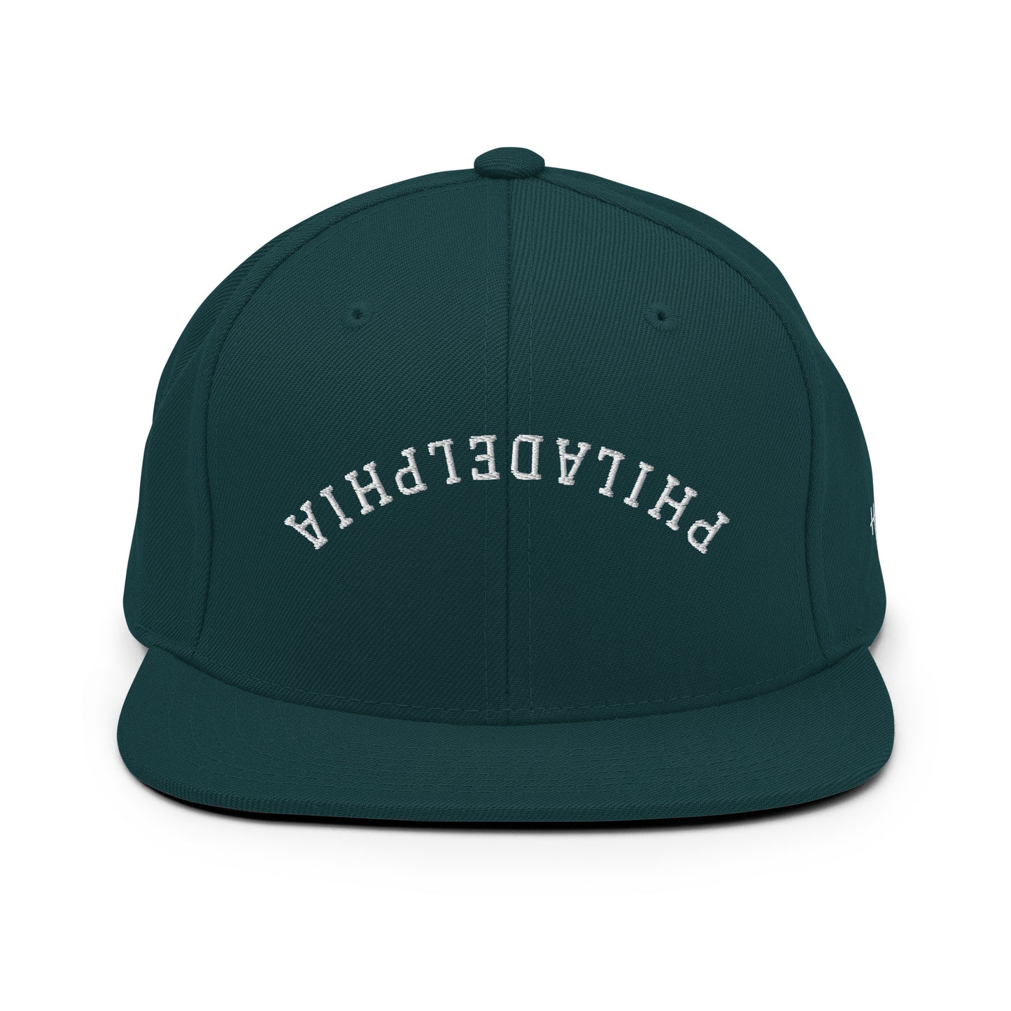 Philadelphia Upside Down Arch 6 Panel Snapback Hat