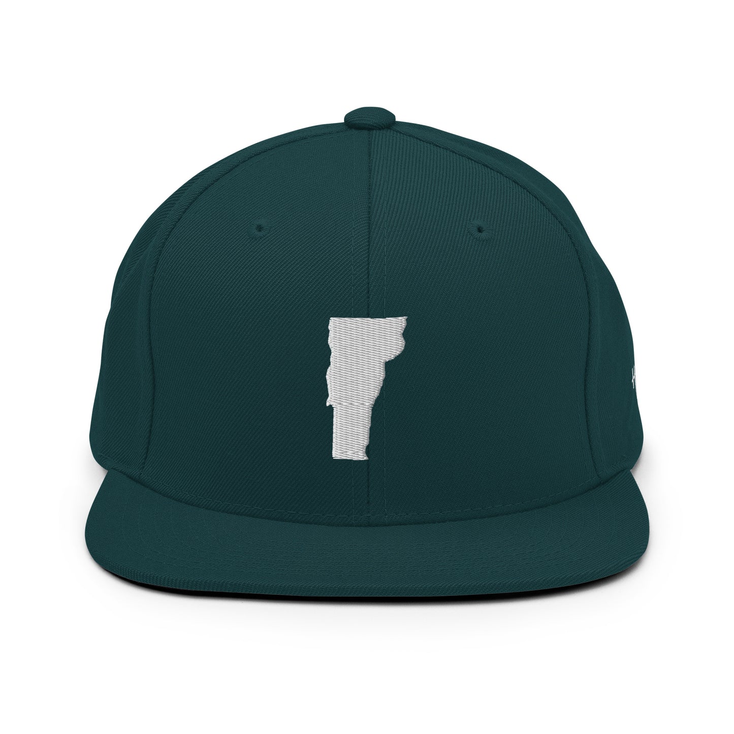 Vermont State Silhouette 6 Panel Snapback Hat