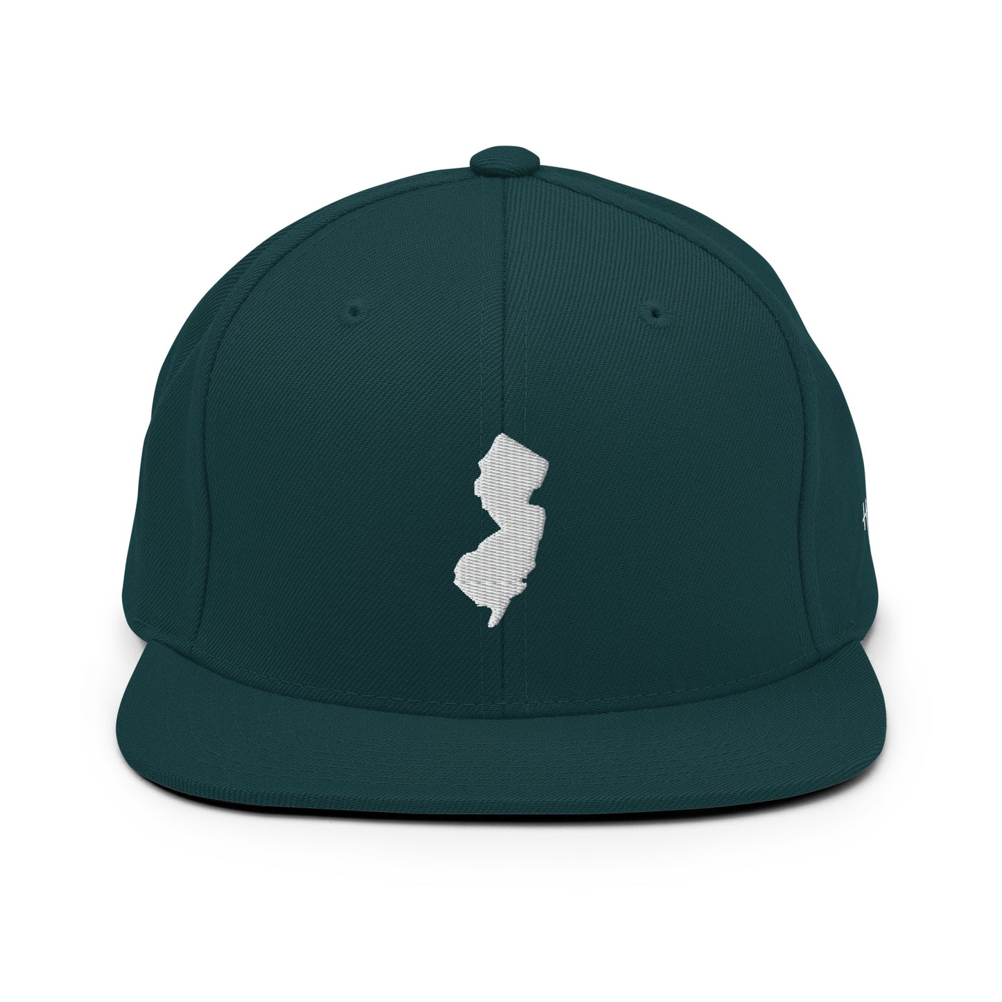 New Jersey State Silhouette 6 Panel Snapback Hat