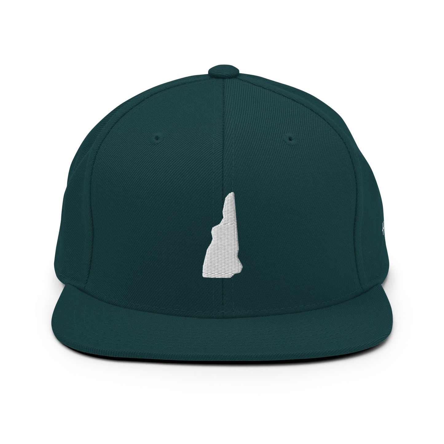 New Hampshire State Silhouette 6 Panel Snapback Hat