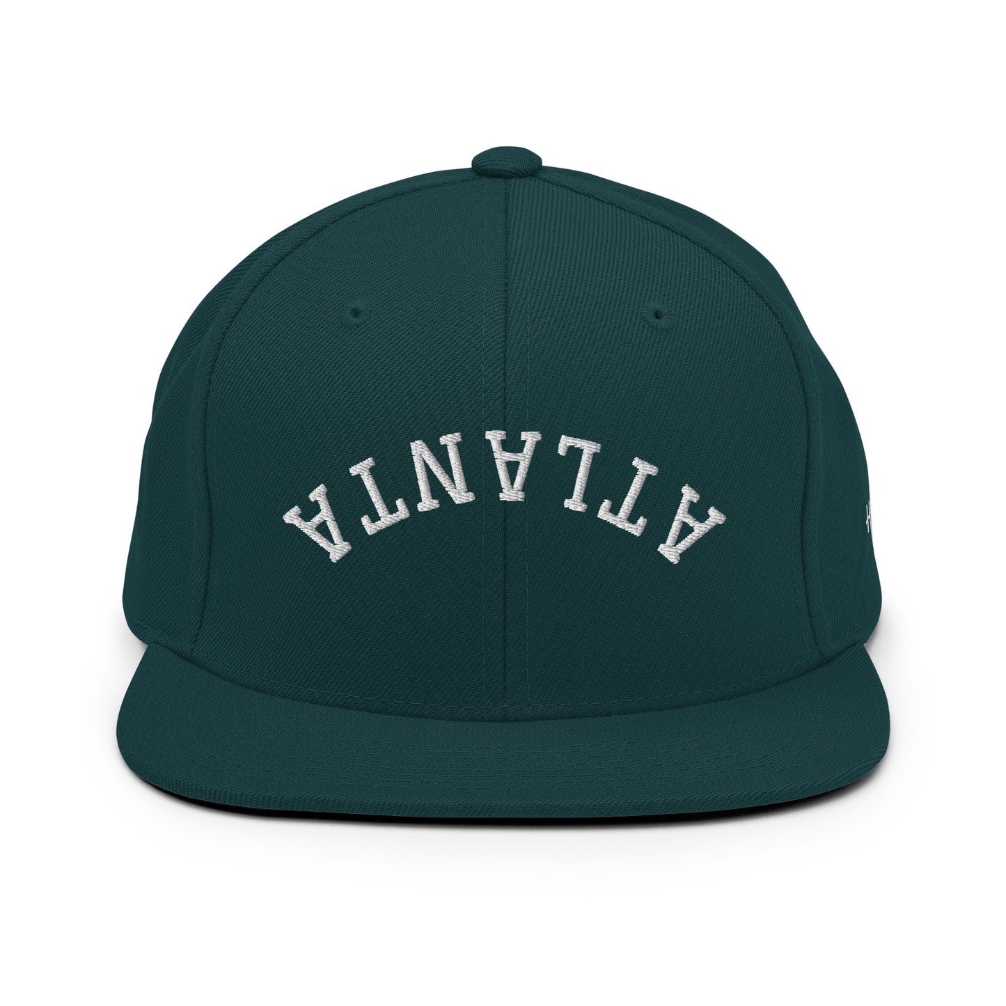 Atlanta Upside Down Arch 6 Panel Snapback Hat