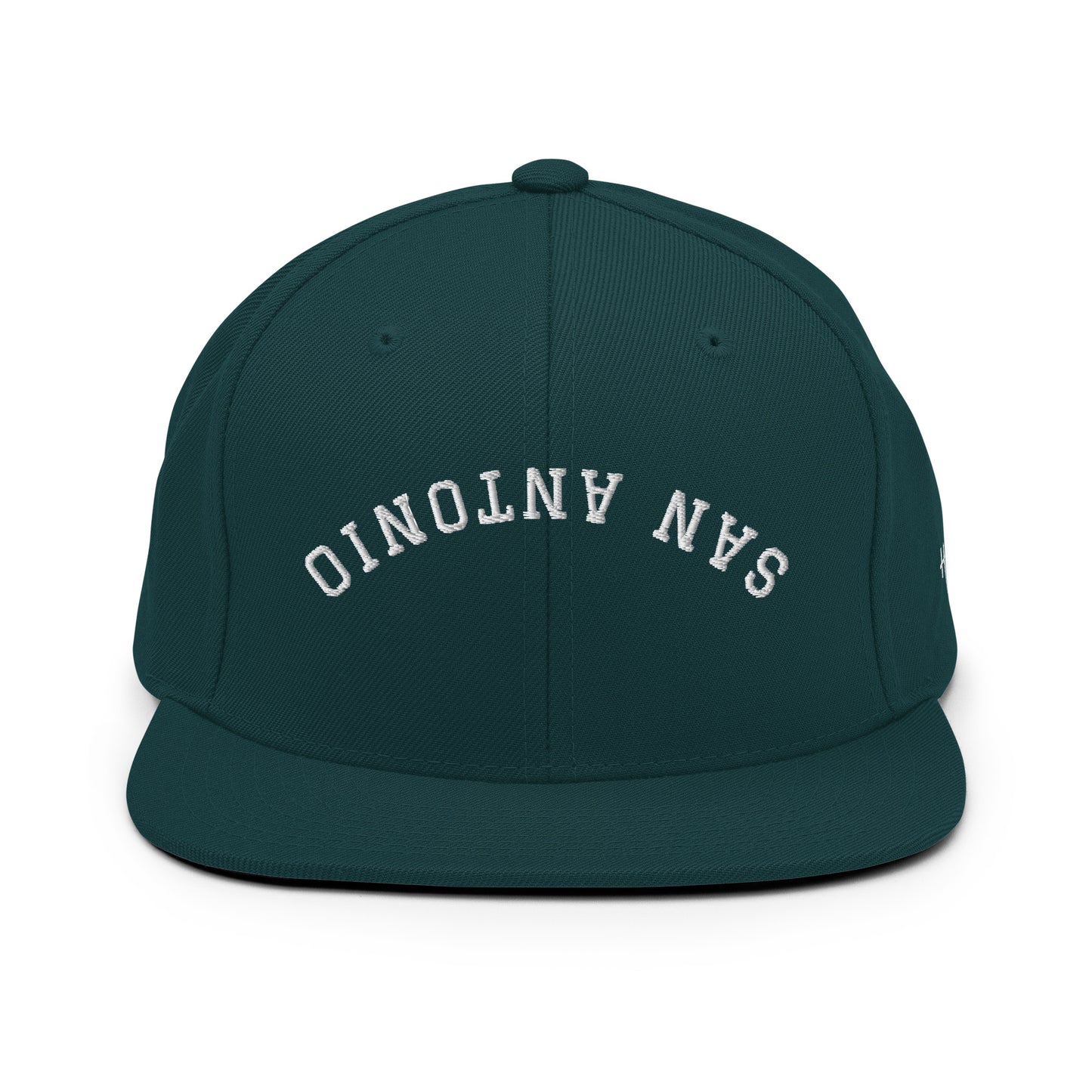 San Antonio Upside Down Arch 6 Panel Snapback Hat