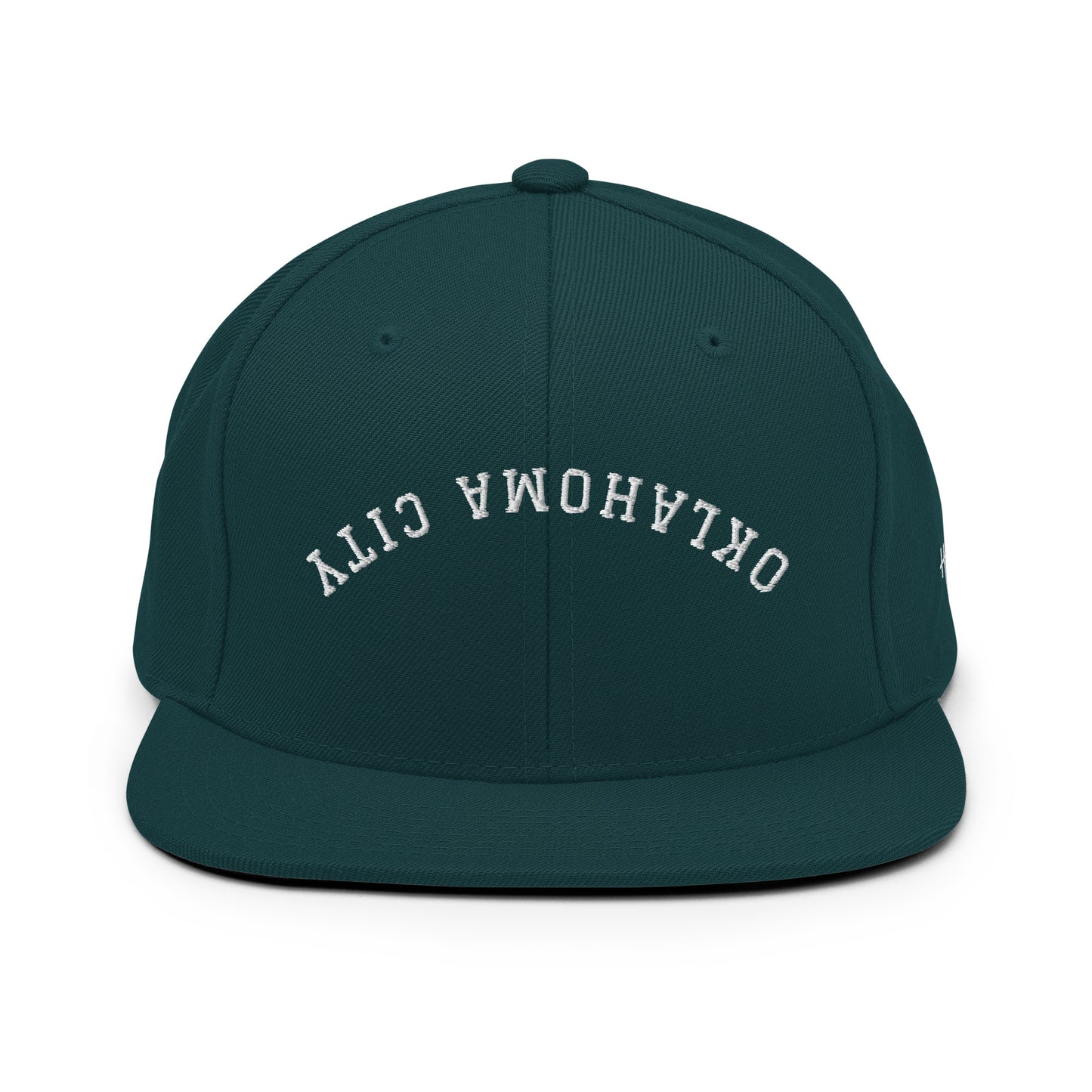 Oklahoma City Upside Down Arch 6 Panel Snapback Hat