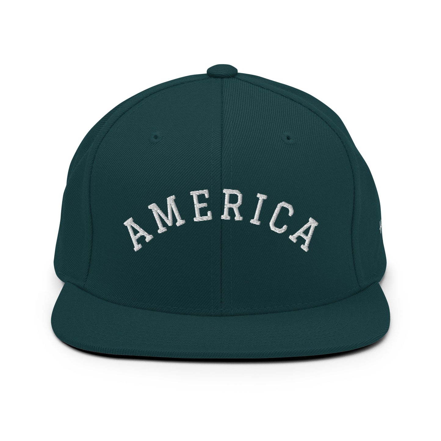 United States USA "America" Arch 6 Panel Snapback Hat