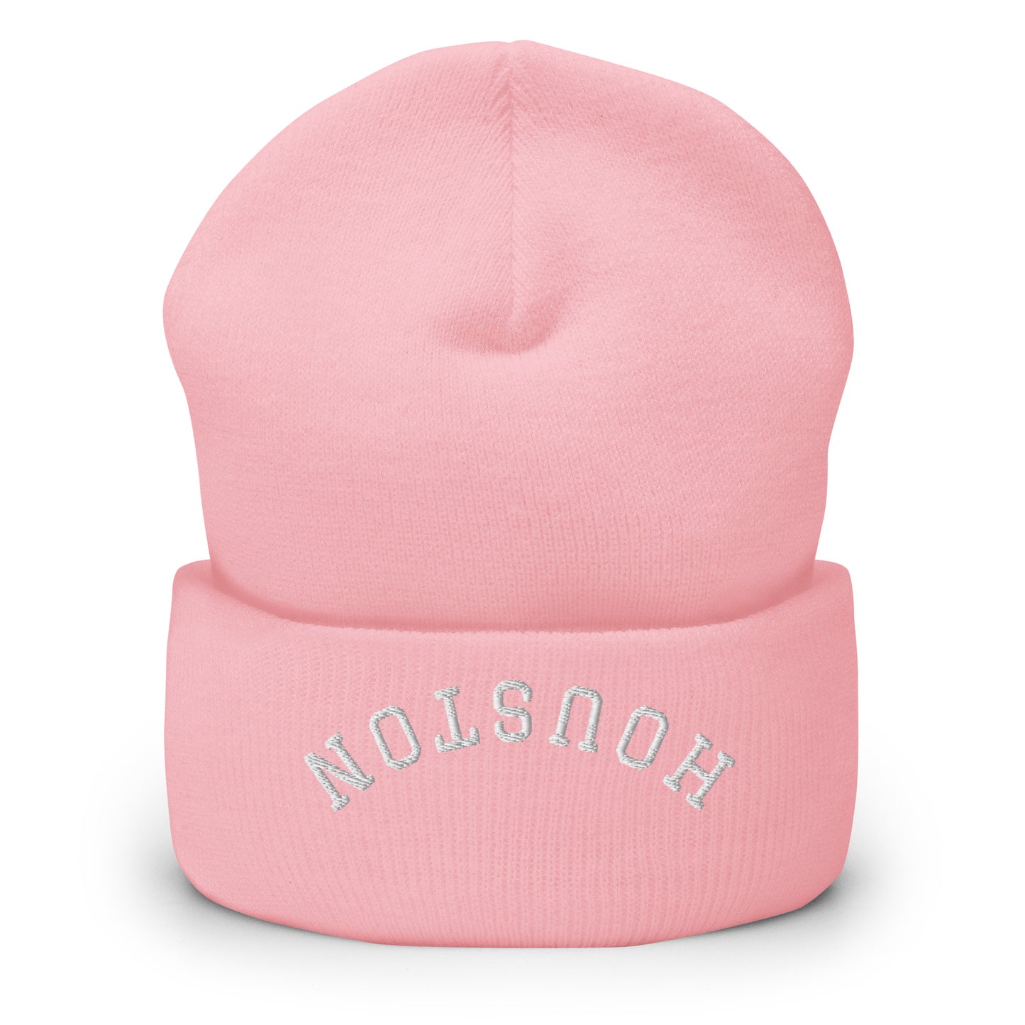 Houston Upside Down Arch Cuffed Beanie Hat
