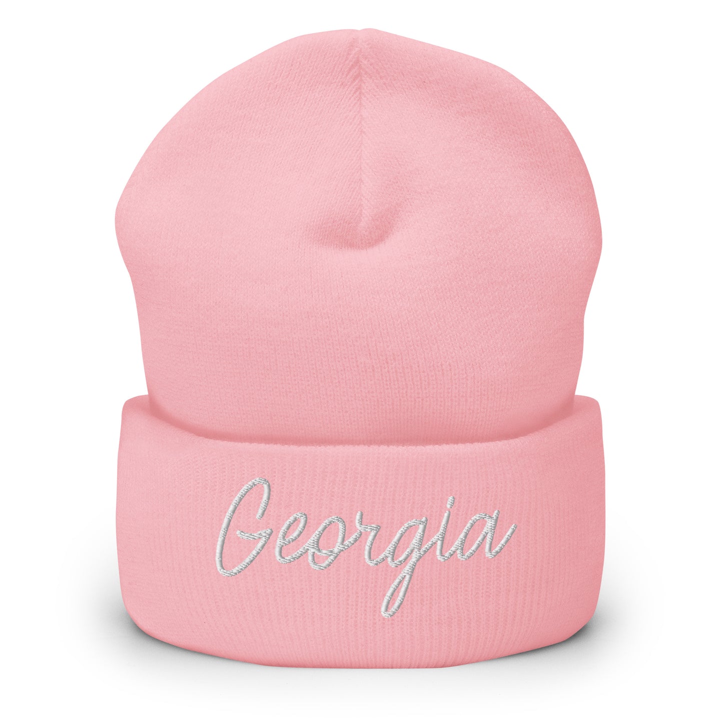 Georgia Retro Script Cuffed Beanie Hat
