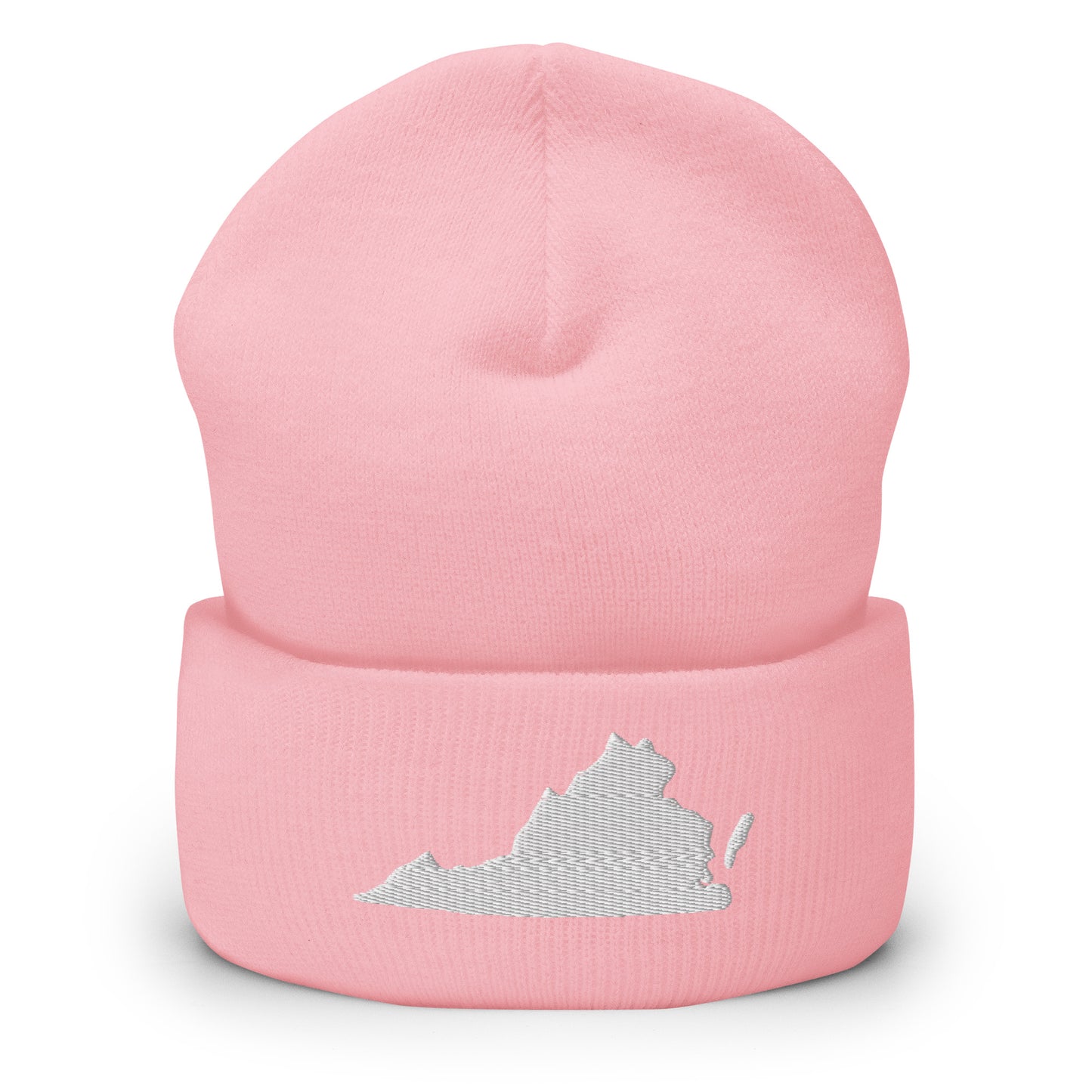 Virginia State Silhouette Cuffed Beanie Hat