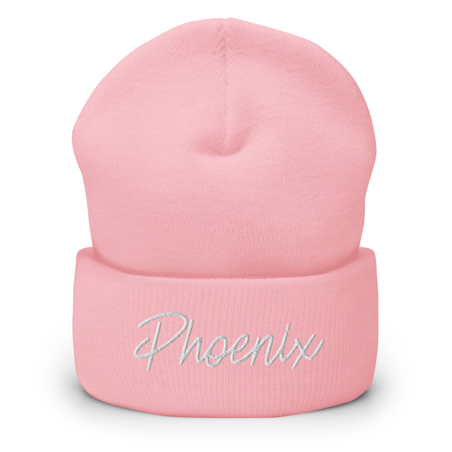 Phoenix Retro Script Cuffed Beanie Hat