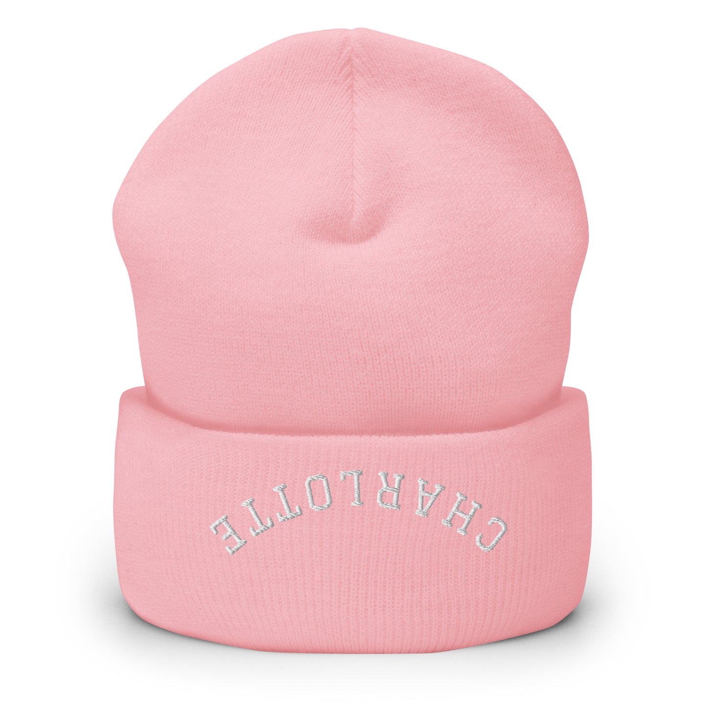 Charlotte Upside Down Arch Cuffed Beanie Hat