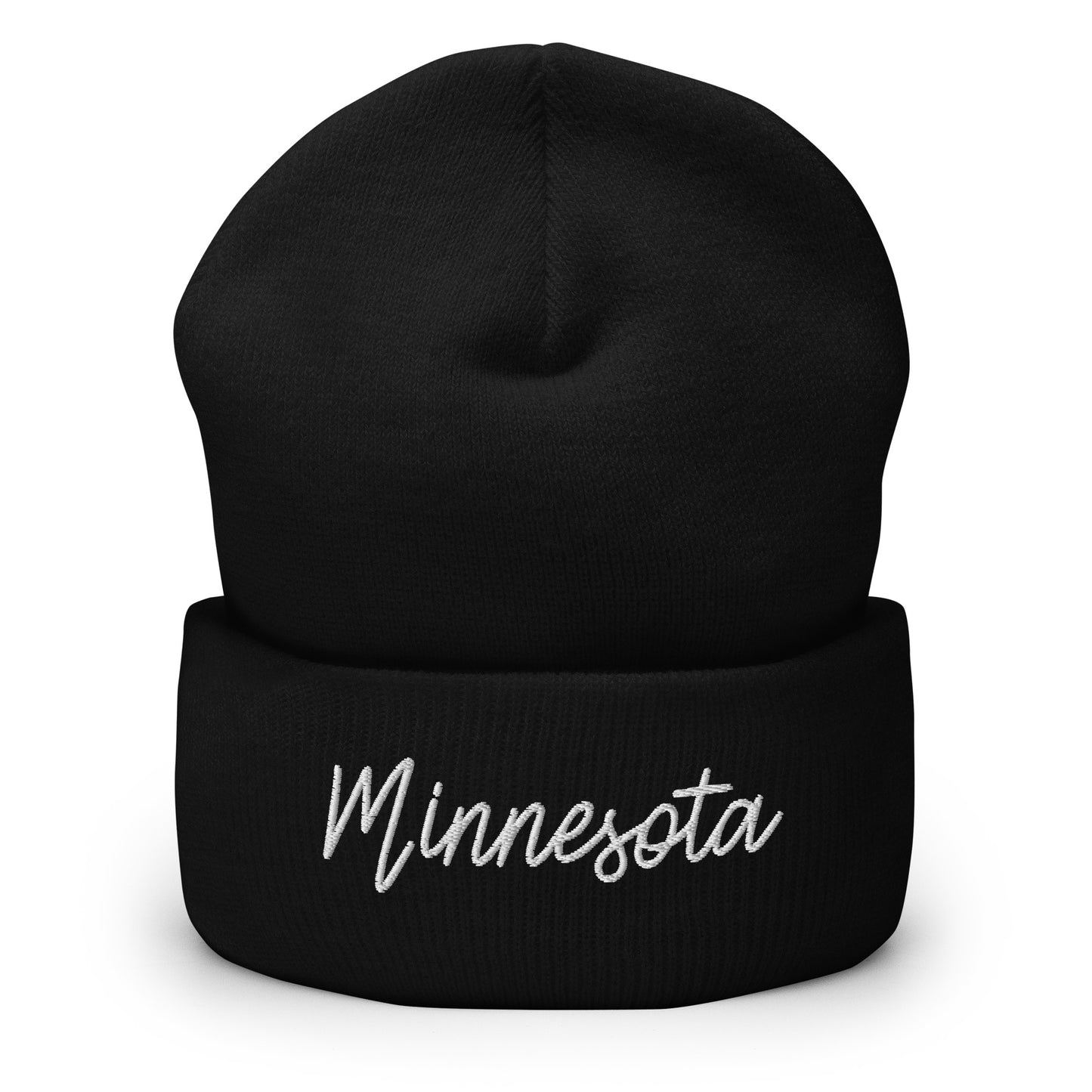 Minnesota Retro Script Cuffed Beanie Hat