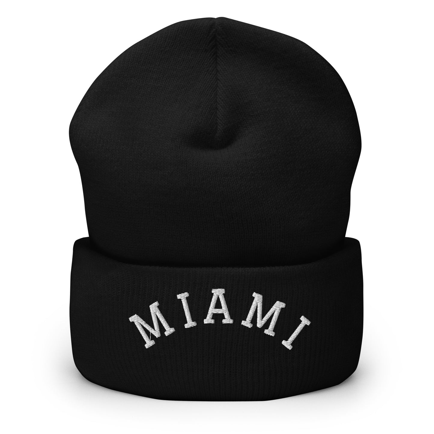 Miami Arch Cuffed Beanie Hat