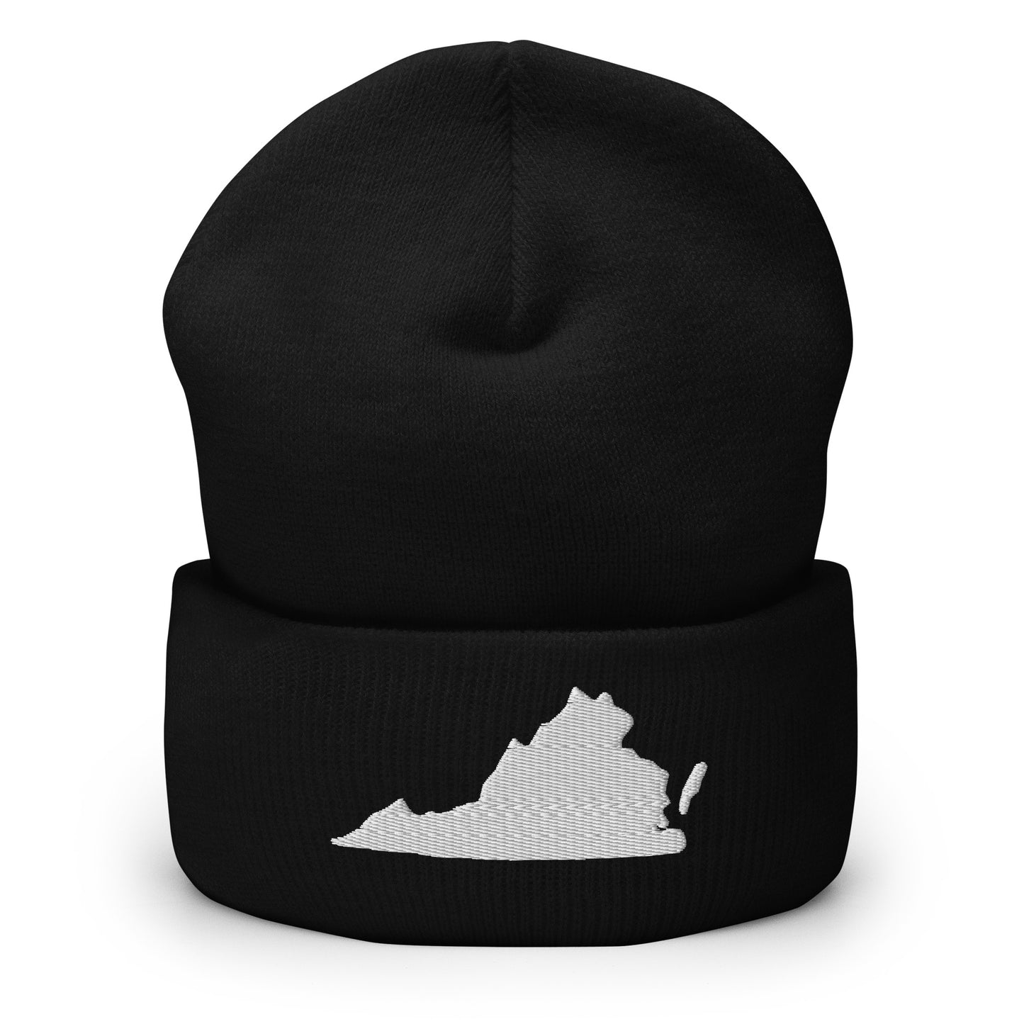 Virginia State Silhouette Cuffed Beanie Hat