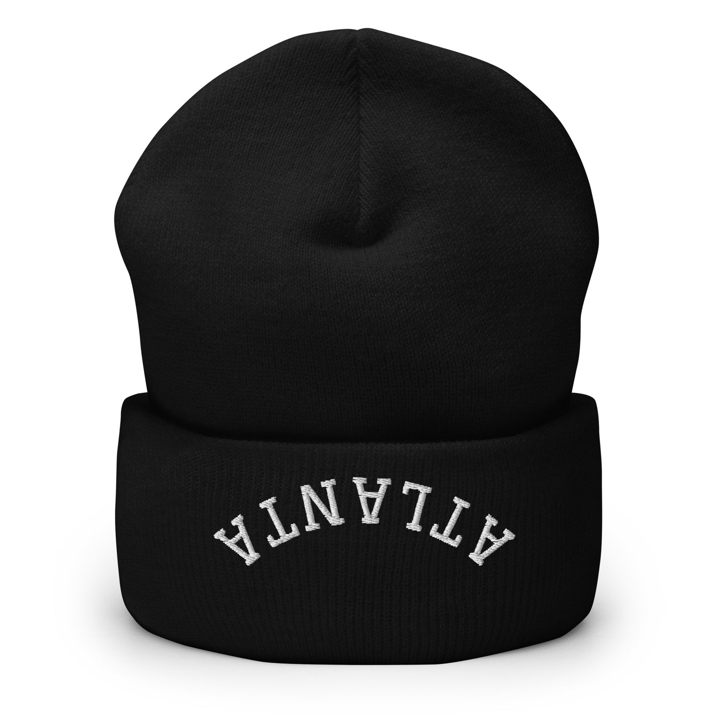 Atlanta Upside Down Arch Cuffed Beanie Hat