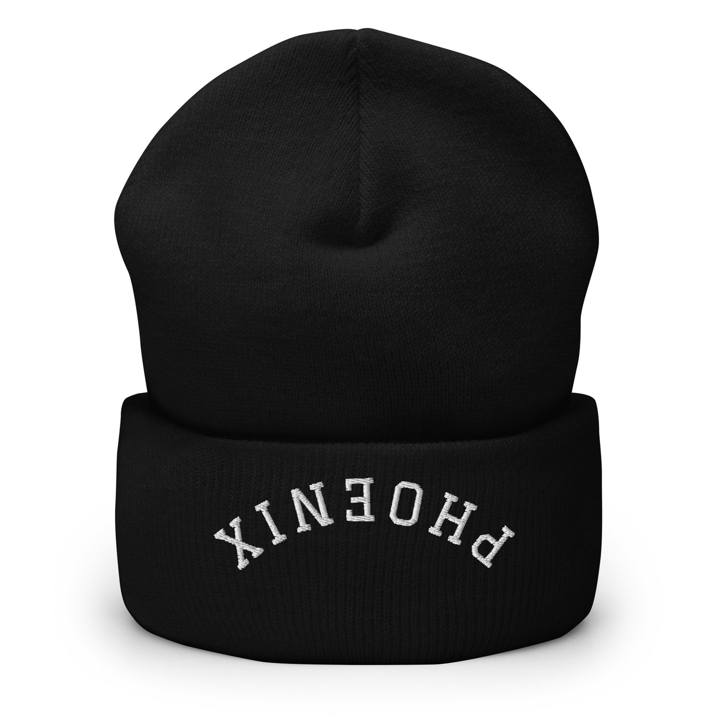 Phoenix Upside Down Arch Cuffed Beanie Hat