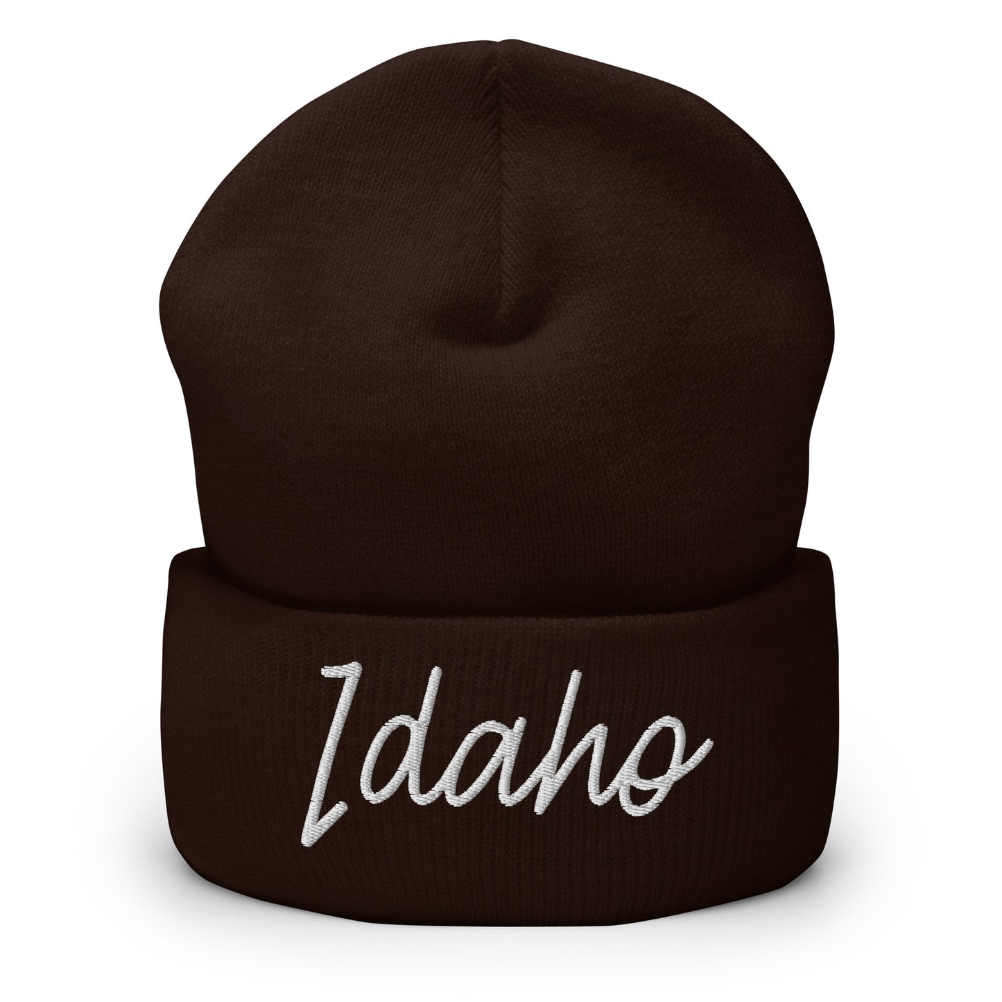 Idaho Retro Script Cuffed Beanie Hat