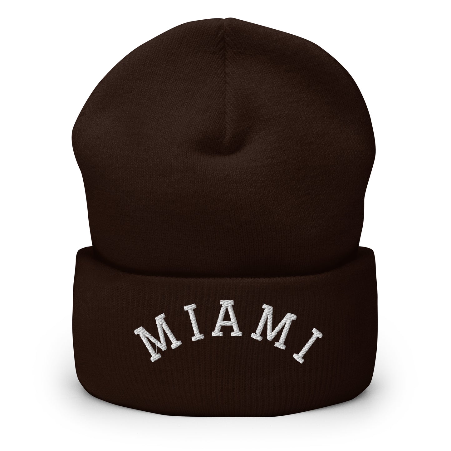 Miami Arch Cuffed Beanie Hat