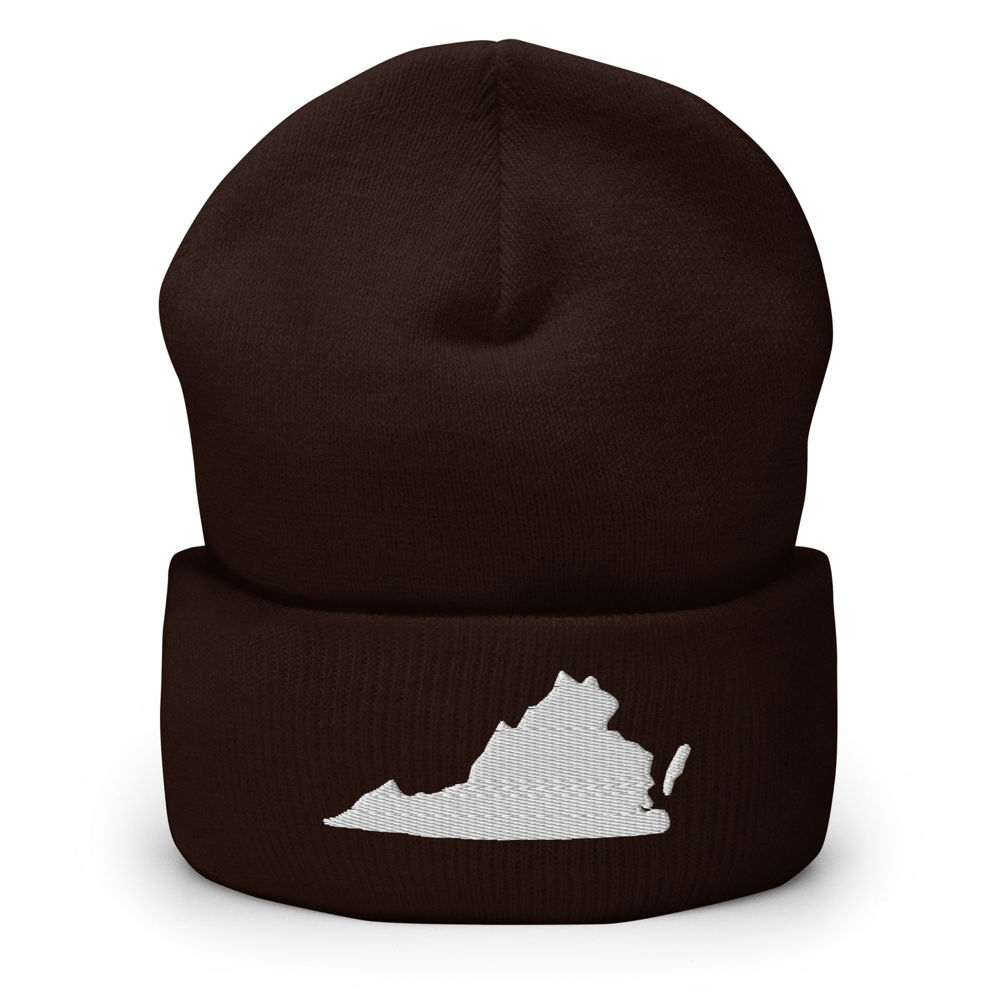 Virginia State Silhouette Cuffed Beanie Hat