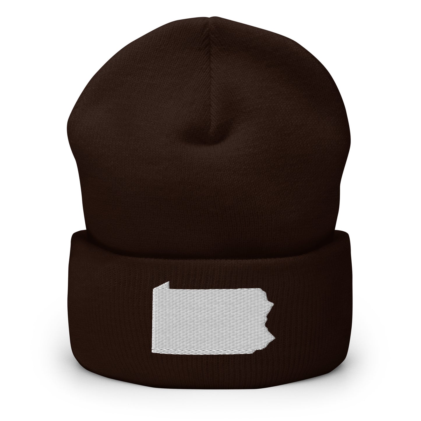 Pennsylvania State Silhouette Cuffed Beanie Hat