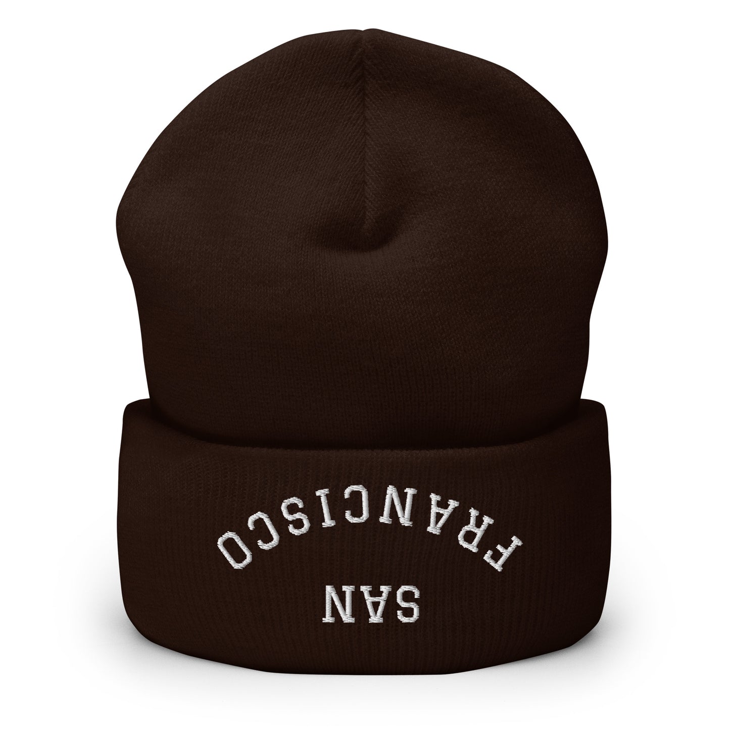 San Francisco Upside Down Arch Cuffed Beanie Hat