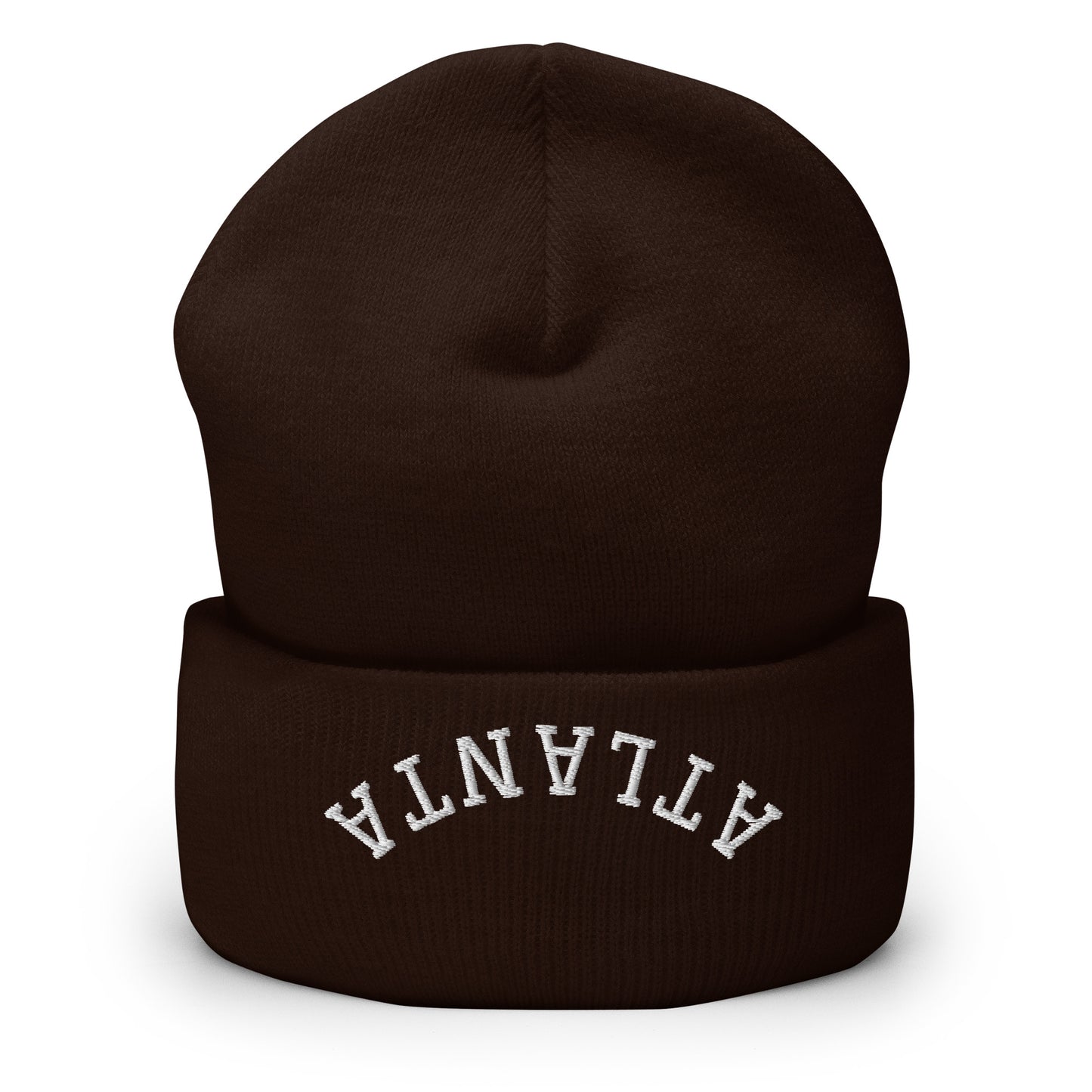 Atlanta Upside Down Arch Cuffed Beanie Hat