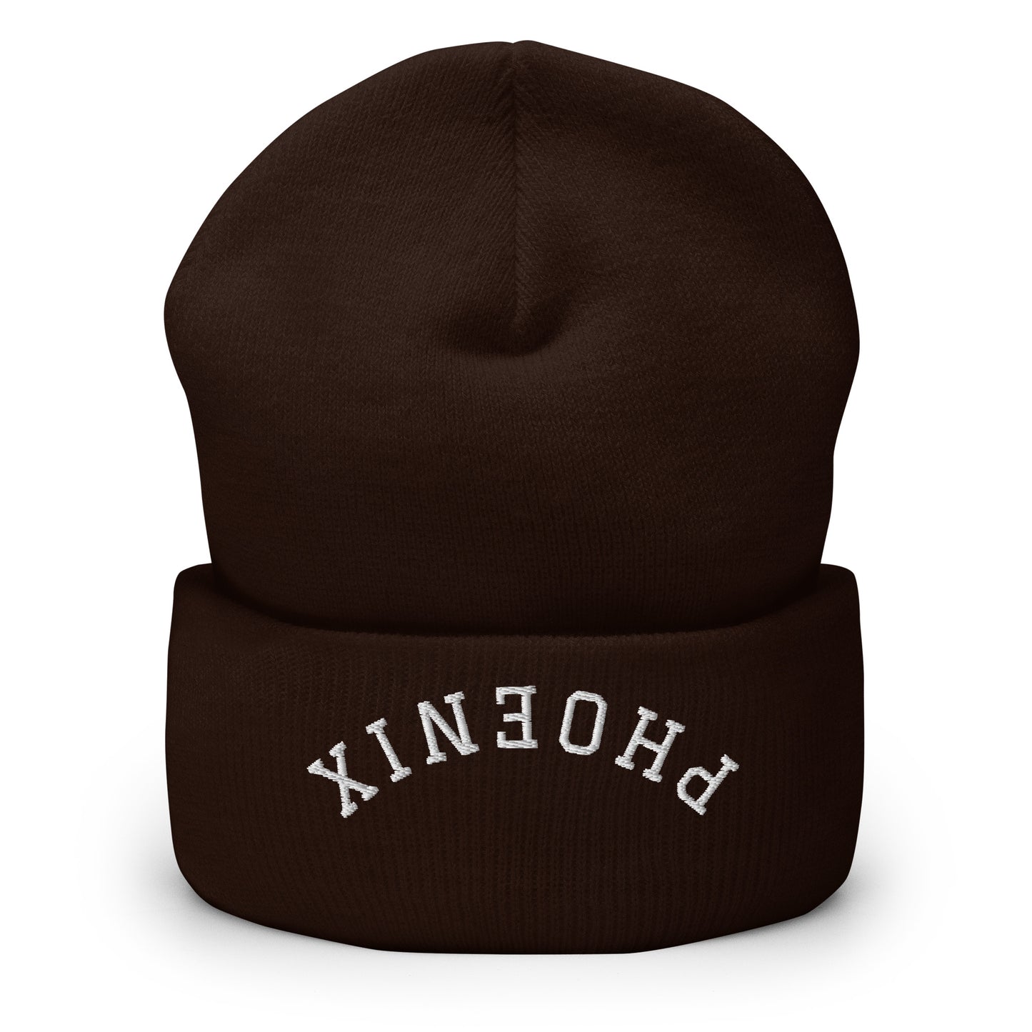 Phoenix Upside Down Arch Cuffed Beanie Hat