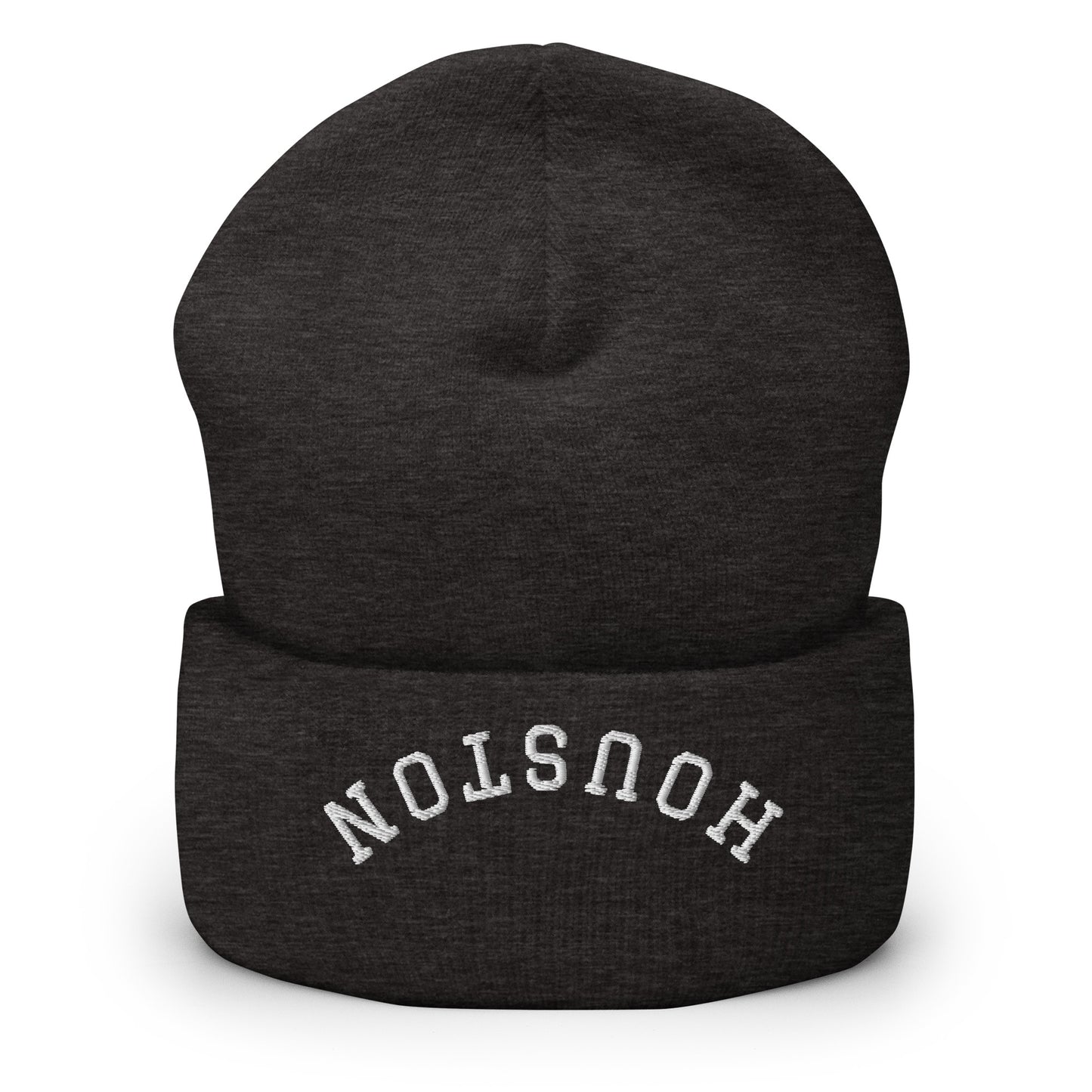 Houston Upside Down Arch Cuffed Beanie Hat