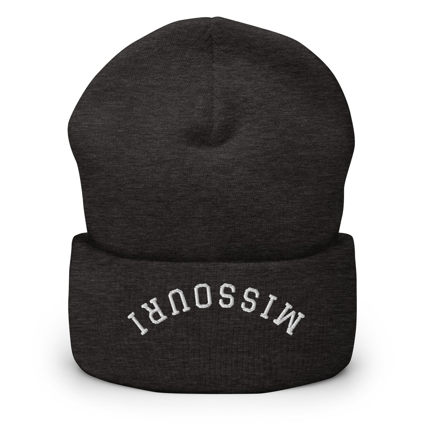 Missouri Upside Down Arch Cuffed Beanie Hat