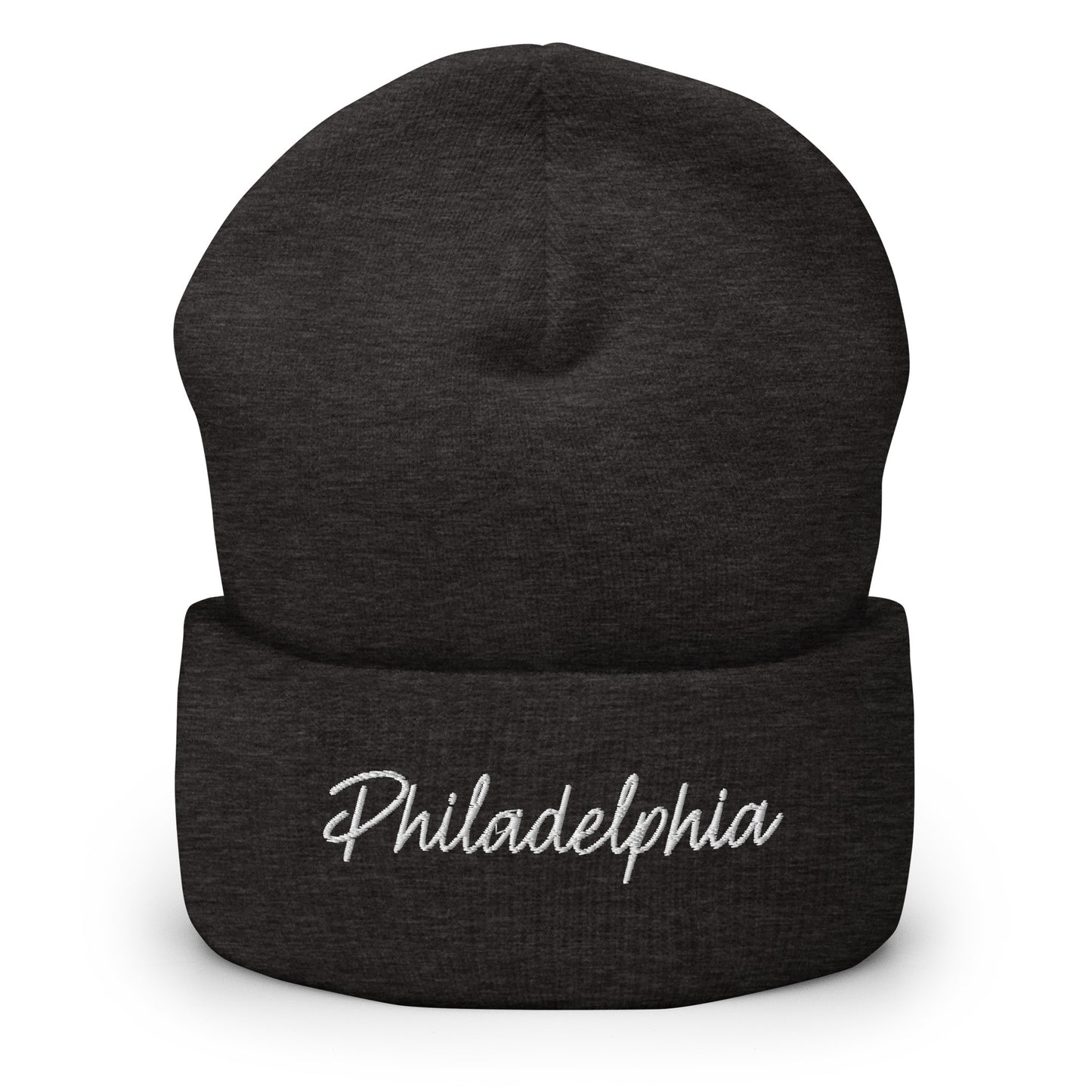 Philadelphia Retro Script Cuffed Beanie Hat