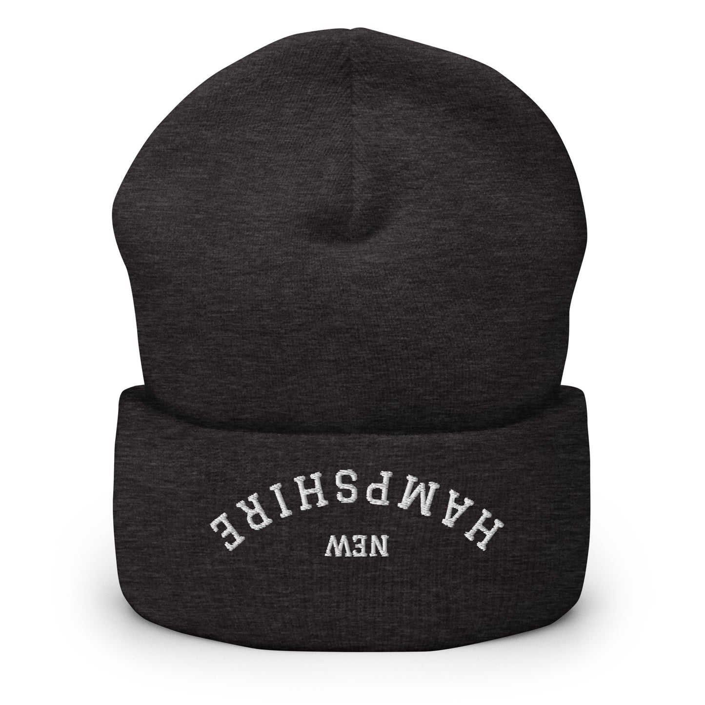 New Hampshire Upside Down Arch Cuffed Beanie Hat
