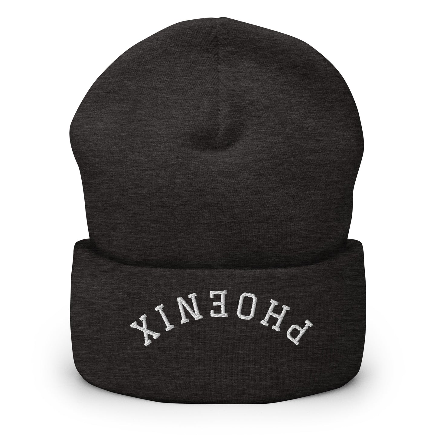 Phoenix Upside Down Arch Cuffed Beanie Hat