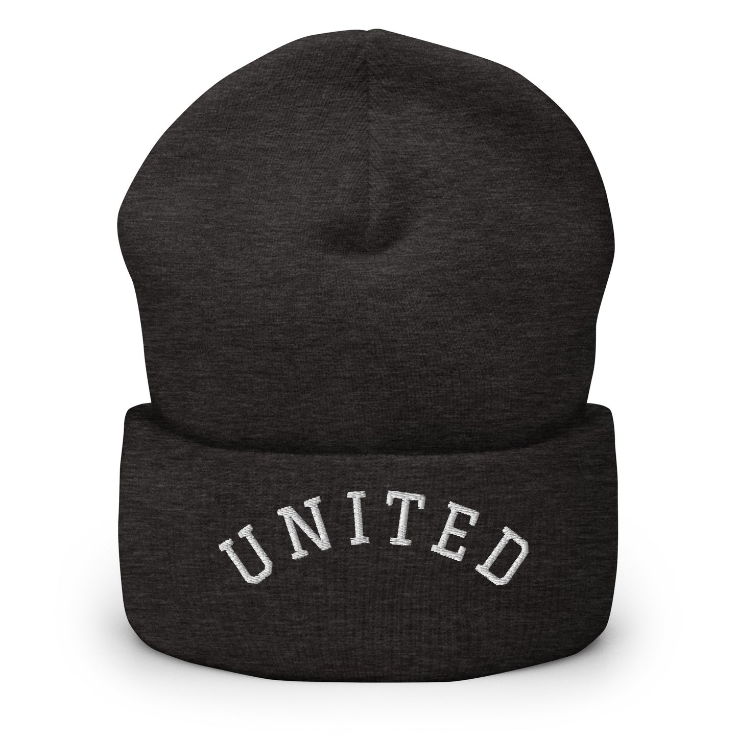 United States USA "United" Arch Cuffed Beanie Hat