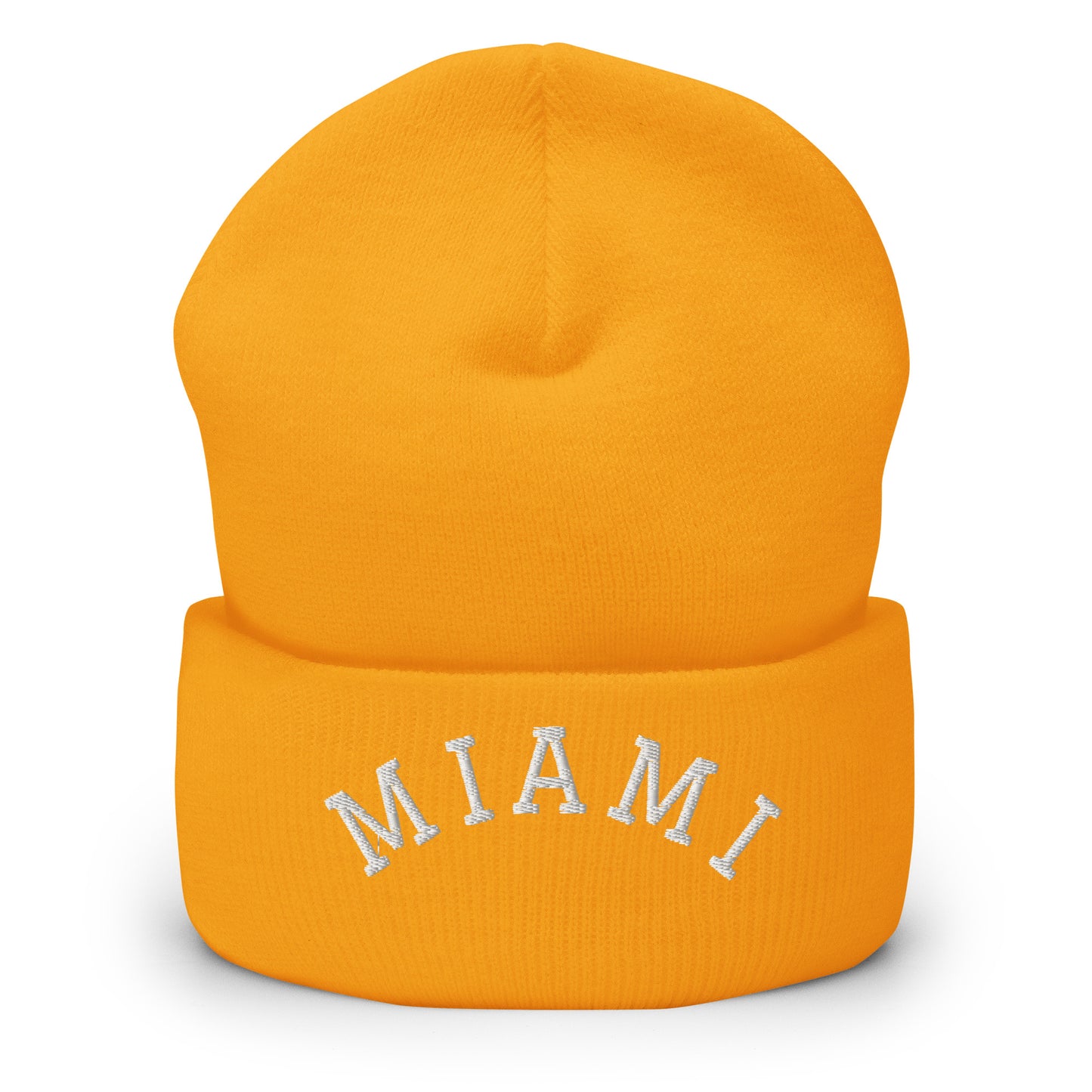 Miami Arch Cuffed Beanie Hat